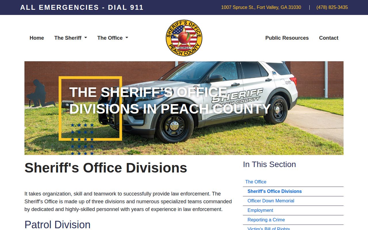 Peach County Sheriff's Detention Division release operations